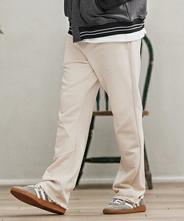 Rakuten - 【CAMBIO(カンビオ)】Random Patchwork Sweat Pants スウェットパンツ(A54125cmb)