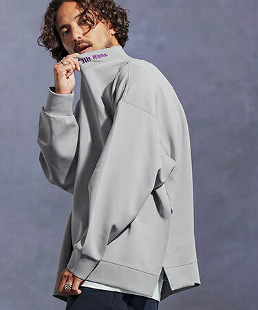 Rakuten - 【Jih Nunc(ジーヌンク)】ルーズシルエットモックネックポンチカットソー(JIH-R1104)