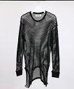 【DISCOVERED(ディスカバード)】【予約販売3月上旬~中旬入荷】GARTER MESH CUTSEWN メッシュカットソー(DC-SS26-CU-24)
