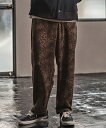 【CAMBIO(カンビオ)】【予約販売10月中旬~下旬入荷】 Leopard Balloon Pants レオパード柄バルーンパンツ(CAM25AW-003)