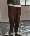 【CAMBIO(カンビオ)】【予約販売10月中旬~下旬入荷】 Wide Wale Corduroy Balloon Pants コーデュロイバルーンパンツ(CAM25AW-006)