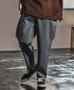 【CAMBIO(カンビオ)】【予約販売10月中旬~下旬入荷】 Denim Stripe Balloon Pants デニムバルーンパンツ(CAM25AW-008)