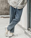 【CAMBIO(カンビオ)】【予約販売10月中旬~下旬入荷】 Fleece Lining Denim Balloon Pants デニムパンツ(CAM25AW-002)