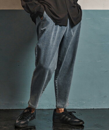 Fleece Lining Denim Jogger Pants デニムジョガーパンツ(CAM25AW-023)