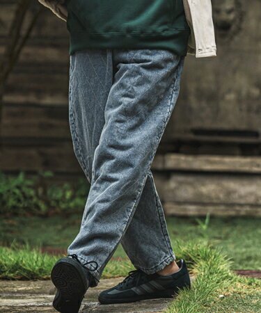 【CAMBIO(カンビオ)】【予約販売10月下旬〜11月上旬入荷】 Denim Quilting Balloon Pants バルーンパンツ(CAM25AW-010)
