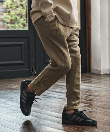 【CAMBIO(カンビオ)】Waffle Jogger Pants ジョガーパンツ(CAM25AW-024)(4.0)