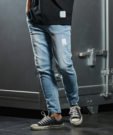 tight tension knit denim skinny pants デニムスキニーパンツ(WR25W-17)