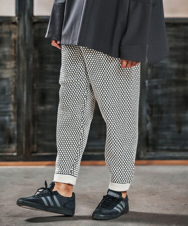 Rakuten - 【ANGENEHM(アンゲネーム)】Light yarn color scheme waffle knit pants ニットパンツ(AG03-050ace)