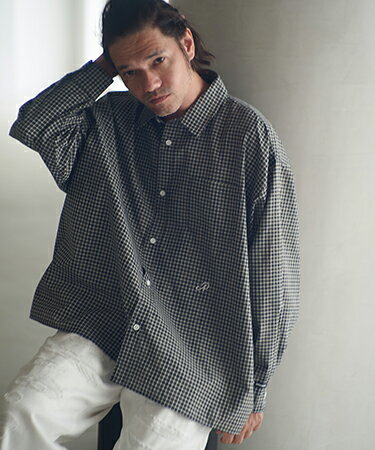 Rakuten - 【ADAM PATEK(アダムパテック)】small check wide shirt シャツ(AP2525008)