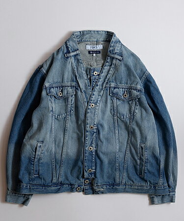 【FDMTL(ファンダメンタル)】【予約販売2月入荷予定】DENIM T-FORM JACKET 3YR WASH デニムジャケット(FA26JK19U)