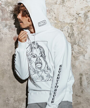 Rakuten - 【seventy seven(セブンティセブン)】middle onz P-O parka(77LADY) プルオーバーパーカー(7725W110)