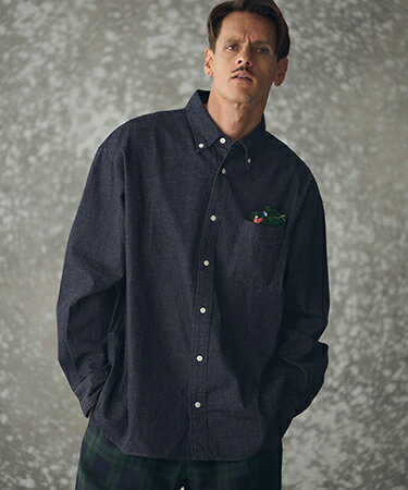 Rakuten - 【THEOREM(セオレム)】8oz Denim LS Shirt デニムシャツ(TRM-T6663)