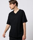 【wjk】【予約販売4月上旬~中旬入荷】 wide cut-off V-neck S-S Vネック Tシャツ(7002 js01h)