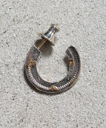 【VIVIFY(ビビファイ)】【予約販売ご注文から1ヶ月後出荷】K18gold post 50 Sen Coin Giza Edge Line Pierce(S) w-gold ピアス 片耳・1P(VFP-317)(4)