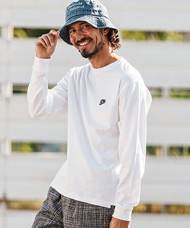 樂天商城 - 【1minute 1second(ワンミニットワンセカンド)】6oz long sleeve shirt with heart patch ロングスリーブTシャツ(1M26H270)