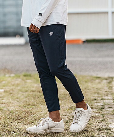 cursive embroidery nylon jersey pants イージーパンツ(1M26H030)