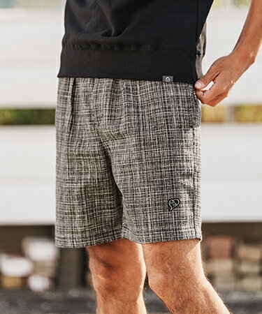 樂天商城 - 【1minute 1second(ワンミニットワンセカンド)】summer tweed shorts イージーショートパンツ(1M26H140)