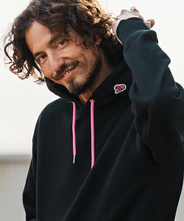 樂天商城 - 【1minute 1second(ワンミニットワンセカンド)】12oz heavy weight hoodie with heart patch パーカー(1M26H210)