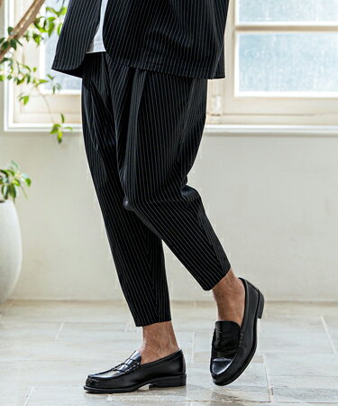 Rakuten - 【Magine(マージン)】 Pinstripe TR Stretch Easy Tapered Pants テーパードパンツ(MGN-261-007)