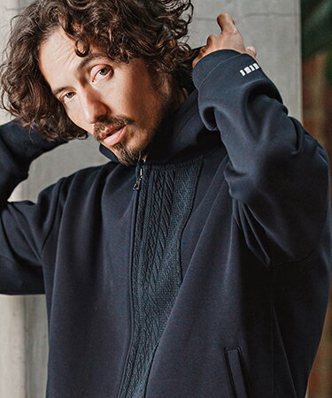 felkod(ե륳å)ۡͽ3ܡ١Cable Knit Like Cardboard Knit Parka ѡ(F26S020...