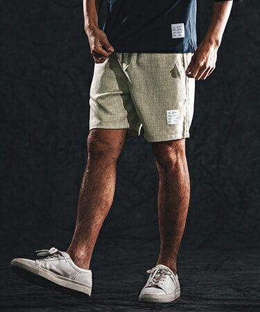 sage beige brown gray black ▼製品説明 【by CAMBIO】 --CAMBIO -- 181cmのモデルがMサイズを着用。リネン風の素材で仕立てた、イージーショーツ。さらっとした肌触りで履き心地がよい。上品な光...