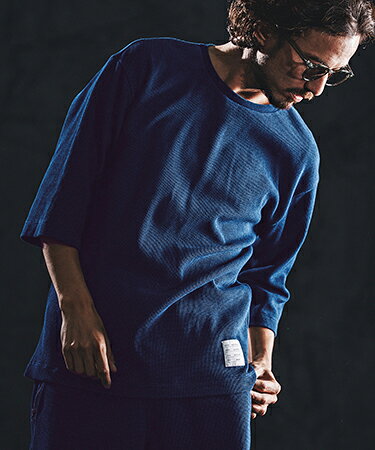 Rakuten - 【wjk reluxe】indigo waffle SS cut sew カットソー(WR26S-05)