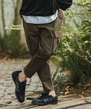 樂天商城 - 【CAMBIO(カンビオ)】Stretch Twill Ankle Tapered Cargo Pants カーゴパンツ(S61526cmb)