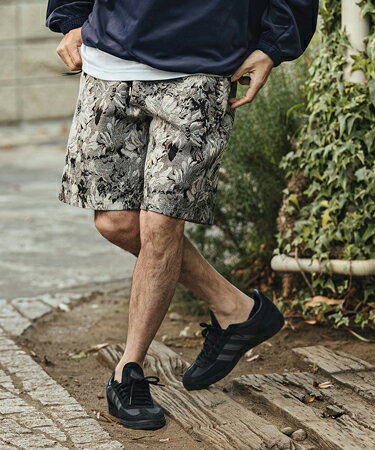 Rakuten - 【CAMBIO(カンビオ)】Botanical Gobelin Textile Short Pants ゴブラン織りショートパンツ(S62426cmb)