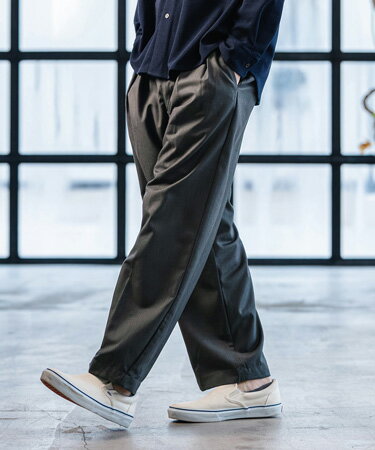 Rakuten - 【CAMBIO(カンビオ)】 TR Two Tuck Pants テーパードパンツ(AI-261-009)