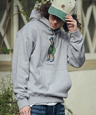 Rakuten - 【un-filled(アンフィルド)】UF DOG HOODIE パーカー（ブルドッグ）(SDUF-2606BD)