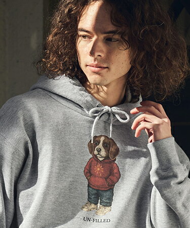 Rakuten - 【un-filled(アンフィルド)】UF DOG HOODIE パーカー（ビーグル）(SDUF-2606BGL)