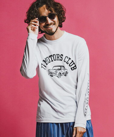 Rakuten - 【seventy seven(セブンティセブン)】light onz L-S dry t-shirt (77motors） ロングスリーブTシャツ(7726S100)