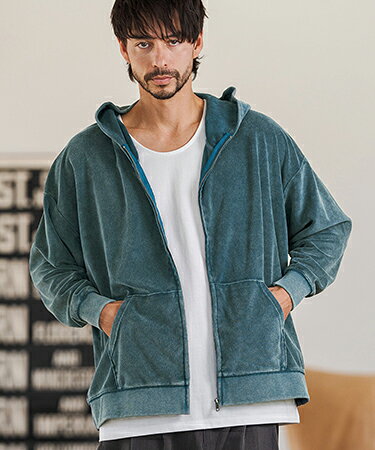【CAMBIO(カンビオ)】Snow Wash Pile Zip Parka ジップパーカー(CMP-261-008)（楽天・CAMBIO）