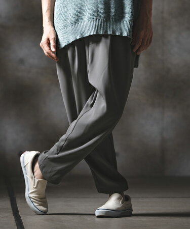Rakuten - 【GLIMCLAP(グリムクラップ)】Relaxed Balloon Tapered Trousers テーパードパンツ(201-017-gls-cg)