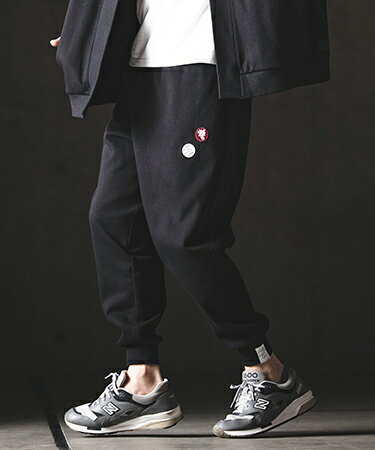 樂天商城 - 【GLIMCLAP(グリムクラップ)】Pique Fabric Relaxed Fit Joggers ジョガーパンツ(201-022-gls-cg)