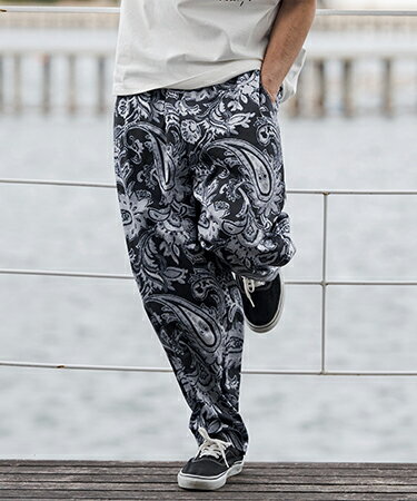 【CAMBIO(カンビオ)】【予約販売4月下旬〜5月上旬入荷】Lightweight Fabric Classic Paisley Balloon Pants ...