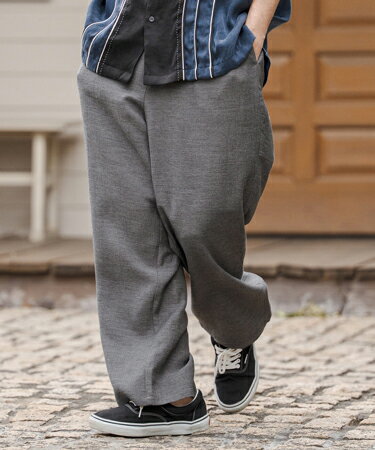 Rakuten - 【CAMBIO(カンビオ)】【予約販売4月下旬〜5月上旬入荷】Crepe Wide Straight Pants ワイドストレートパンツ (CAM26SS-021)