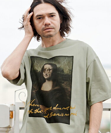 Rakuten - 【CAMBIO(カンビオ)】ビッグシルエットプリントT（Mona Lisa） Tシャツ(CASD-169)
