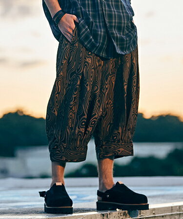 Rakuten - 【glamb(グラム)】【予約販売6月下旬〜7月上旬入荷】 Marble Pleats Cropped Pants マーブルプリーツクロップドパンツ(GB0226-P06)