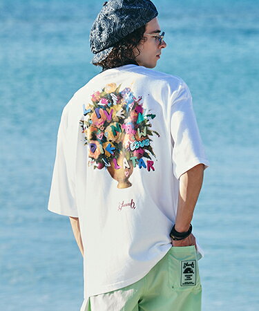 Rakuten - 【glamb(グラム)】Flower Graffiti T-Shirt フラワーグラフィティTシャツ(GB0226-CS19)
