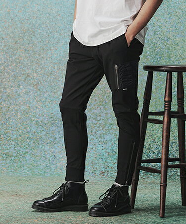 樂天商城 - 【THEOREM(セオレム)】【予約販売4月中旬〜下旬入荷】 Hyper Stretch MA-1 Eazy Pants ボンバーパンツ(TRM26-P026S)