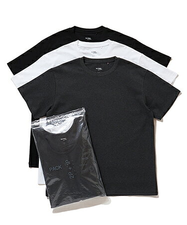 Rakuten - 【CRIMIE(クライミー)】CREW NECK T-SHIRT 2P + 1P SERVICE 3P PACK パックTシャツ(CR1-02D1-CS01)
