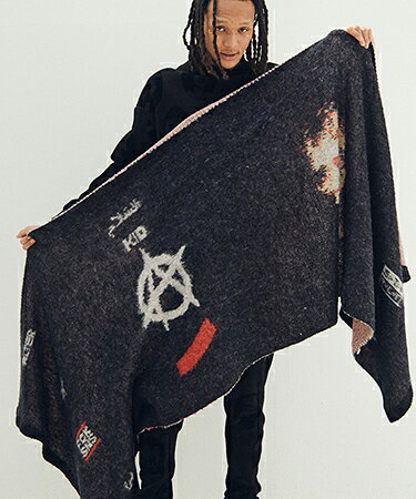 Rakuten - 【STOF(ストフ)】【予約販売9月中旬〜下旬入荷】Alternative Knit Throw ニットスロー(SF26AW-18)