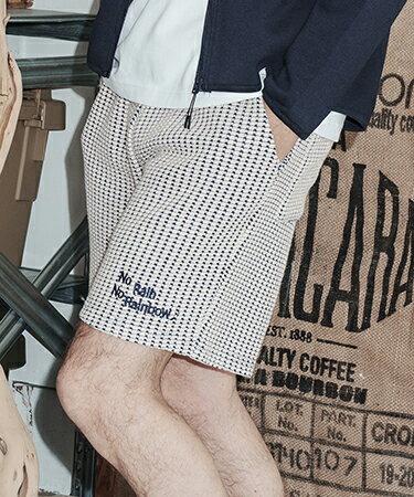 Rakuten - 【No Rain No Rainbow(ノーレインノーレインボー)】waffle knit shorts ショートパンツ(NR26S-04)