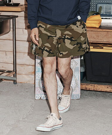 Rakuten - 【No Rain No Rainbow(ノーレインノーレインボー)】nylon easy shorts with two-tone embroidery ナイロンショートパンツ(NR26S-22)