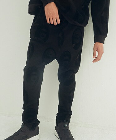 Rakuten - 【STOF(ストフ)】【予約販売9月中旬〜下旬入荷】Anarchy-Flocky Sarouel Skinny Pants テーパードスキニーパンツ(SF26AW-11)