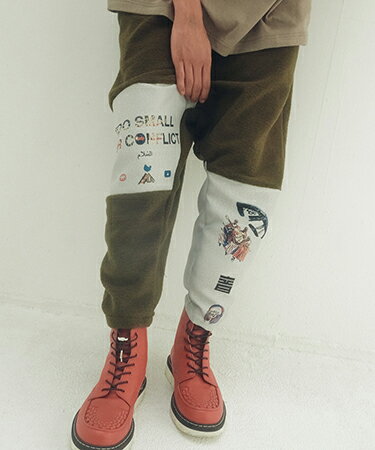 Rakuten - 【STOF(ストフ)】【予約販売9月中旬〜下旬入荷】VSJQ Mix Wide Pants ワイドパンツ(SF26AW-13)