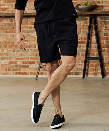【Maison code 13(メゾンコードサーティーン)】【予約販売6月下旬〜7月上旬入荷】stretch oxford slacks shorts ショートパンツ(M26S-04)
