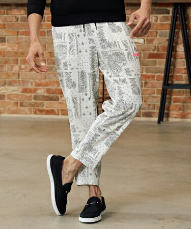 Rakuten - 【Maison code 13(メゾンコードサーティーン)】【予約販売5月下旬〜6月上旬入荷】felkod×Maison code 13 collaboration linen like bandana pants バンダナ柄パンツ(M26S-18)
