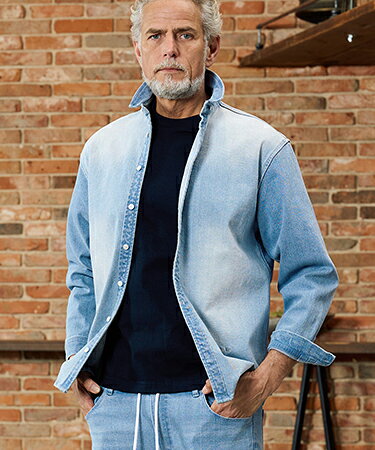 Rakuten - 【Maison code 13(メゾンコードサーティーン)】【予約販売5月下旬〜6月上旬入荷】light denim button down shirts デニムシャツ(M26S-09)